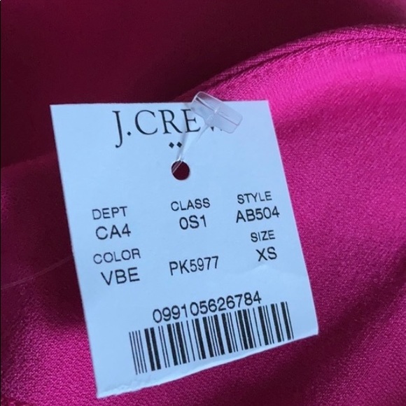 NWT J. Crew Strappy A-Line Dress Vintage Berry XS - Picture 7 of 10
